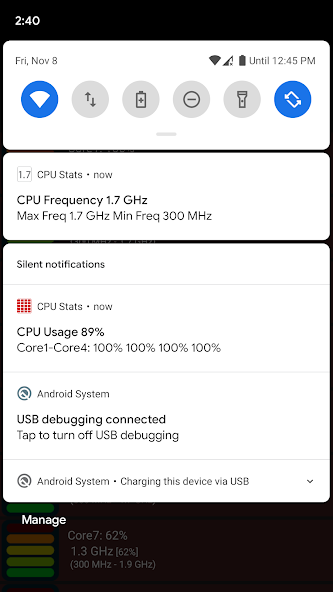 CPU Stats screenshot 1